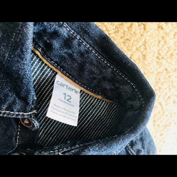 Carter’s Denim Onesie - Picture 3 of 4